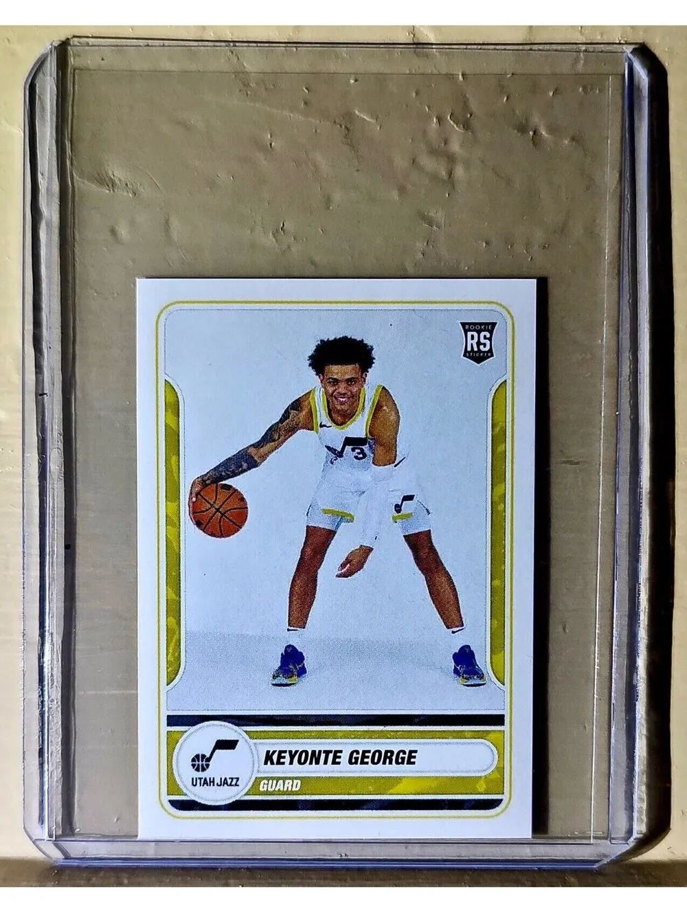 2023-24 Keyonte George Panini NBA Basketball #485 Sticker Utah Jazz